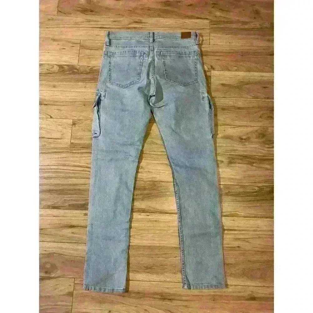 BDG Urban Outfitters Skinny Stretch Cargo Pants Light Wash Mens 30x30